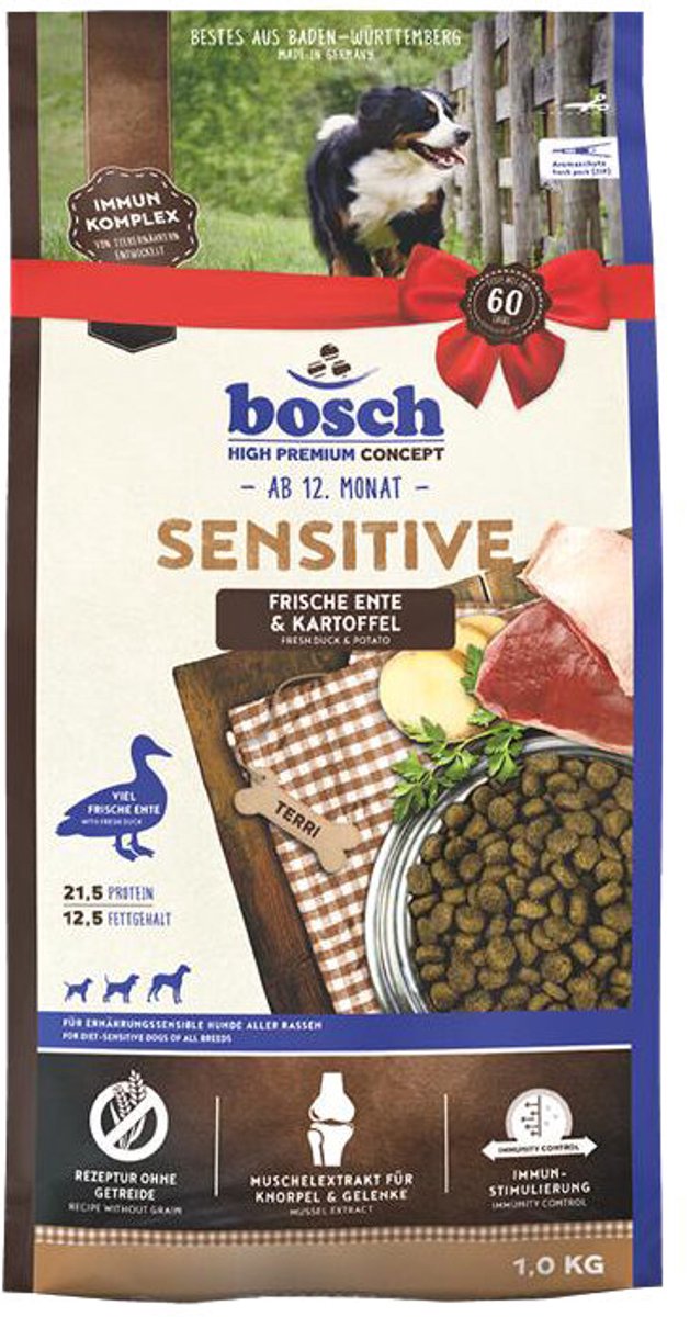 Bosch HPC Sensitive Anatra & Patate Crocchette per cane - Set %: 2 x 15 kg