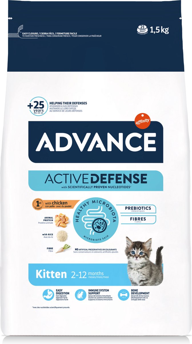 Advance Kitten Pollo Crocchette per gatto - Set %: 2 x 1,5 kg