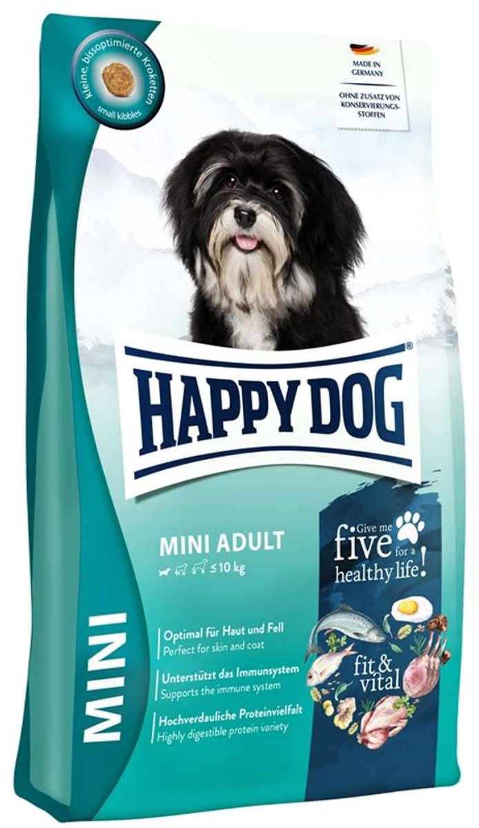 Happy Dog fit & vital Mini Adult Crocchette per cane - Set %: 2 x 4 kg