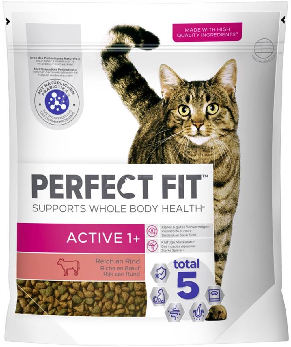 Perfect Fit Active 1+ Ricco di Manzo - Set %: 5 x 1,4 kg
