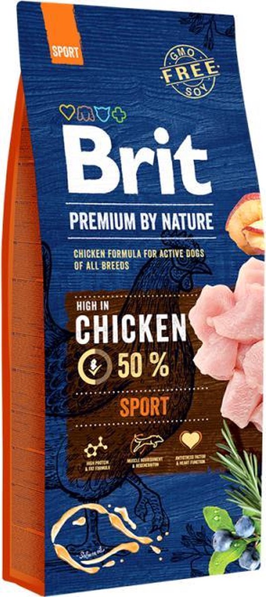 Brit Premium di Nature Sport Crocchette cane - Set %: 2 x 15 kg