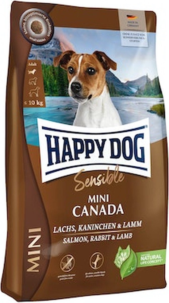 Happy Dog Sensible Mini Canada Crocchette per cane - Set %: 2 x 4 kg