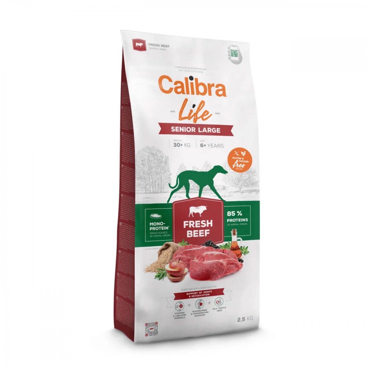 Calibra Life Senior Large Breed con Manzo fresco Crocchette per cane - 12 kg