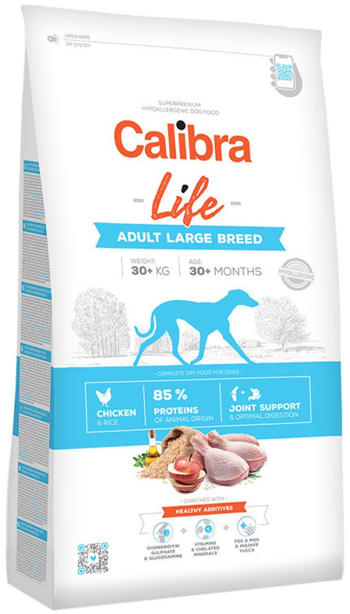 Calibra Dog Life Adult Large Breed Chicken (Pollo) - 12 kg