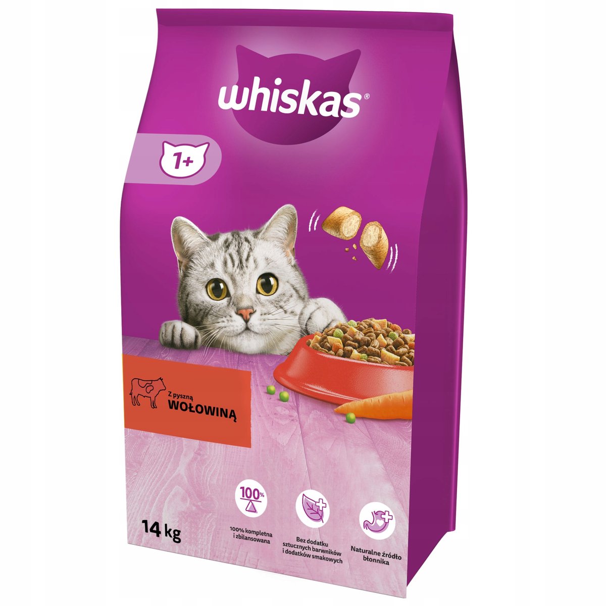 Whiskas 1+ Manzo - Set %: 2 x 14 kg