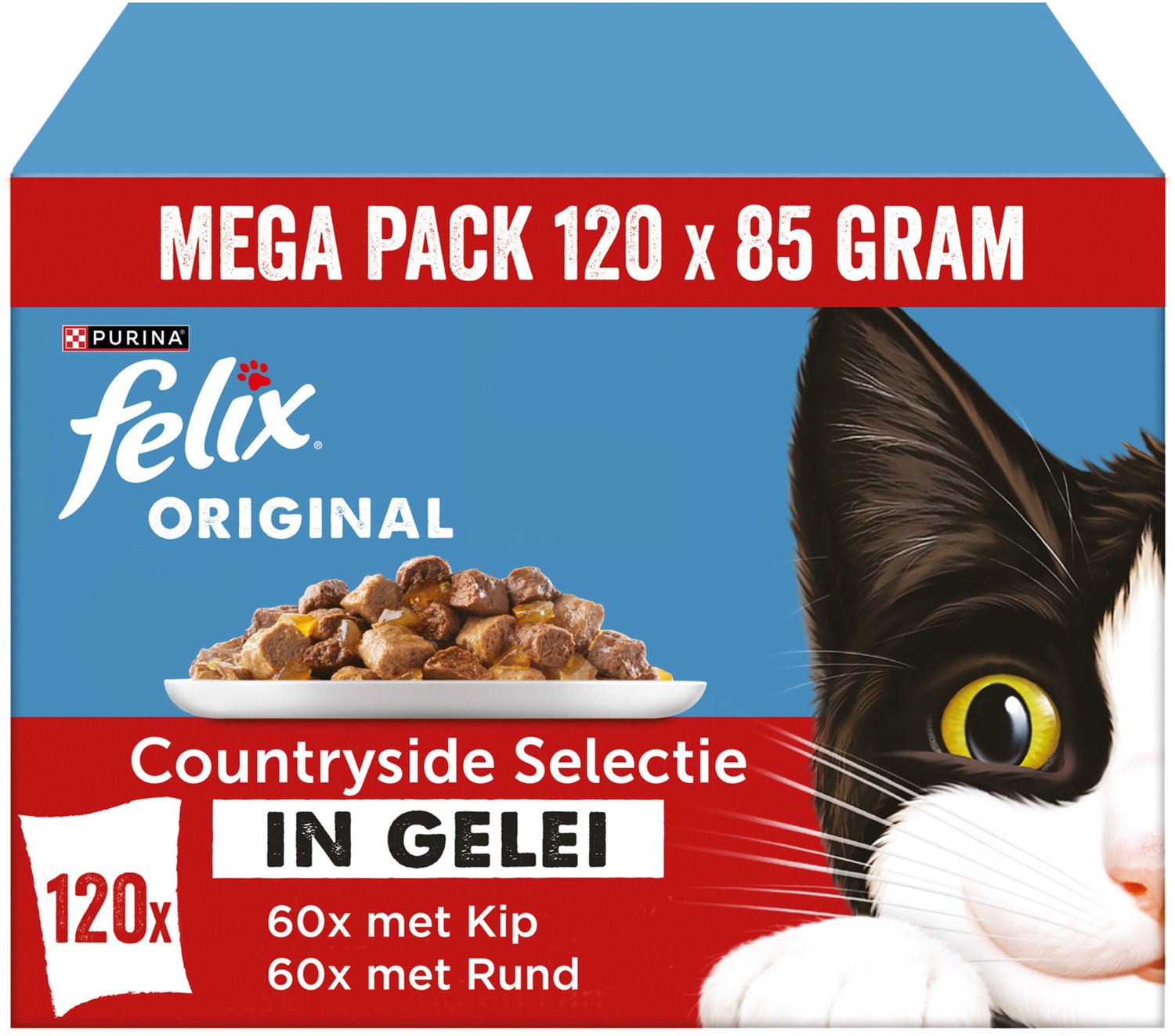 Multipack Felix Classic 120 x 85 g in buste - Manzo e Pollo