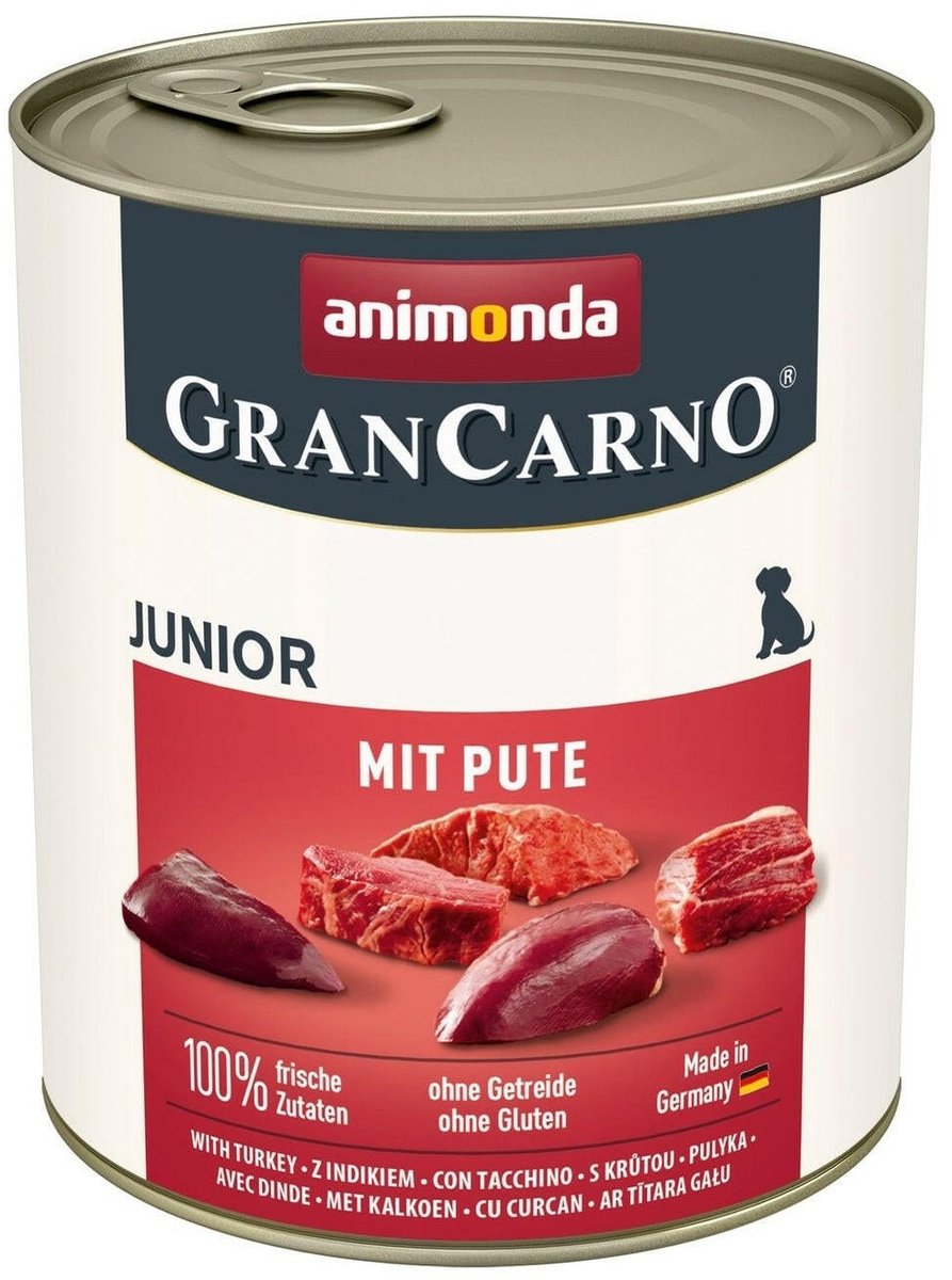 animonda GranCarno Original 24 x 800 g - Junior: con Tacchino