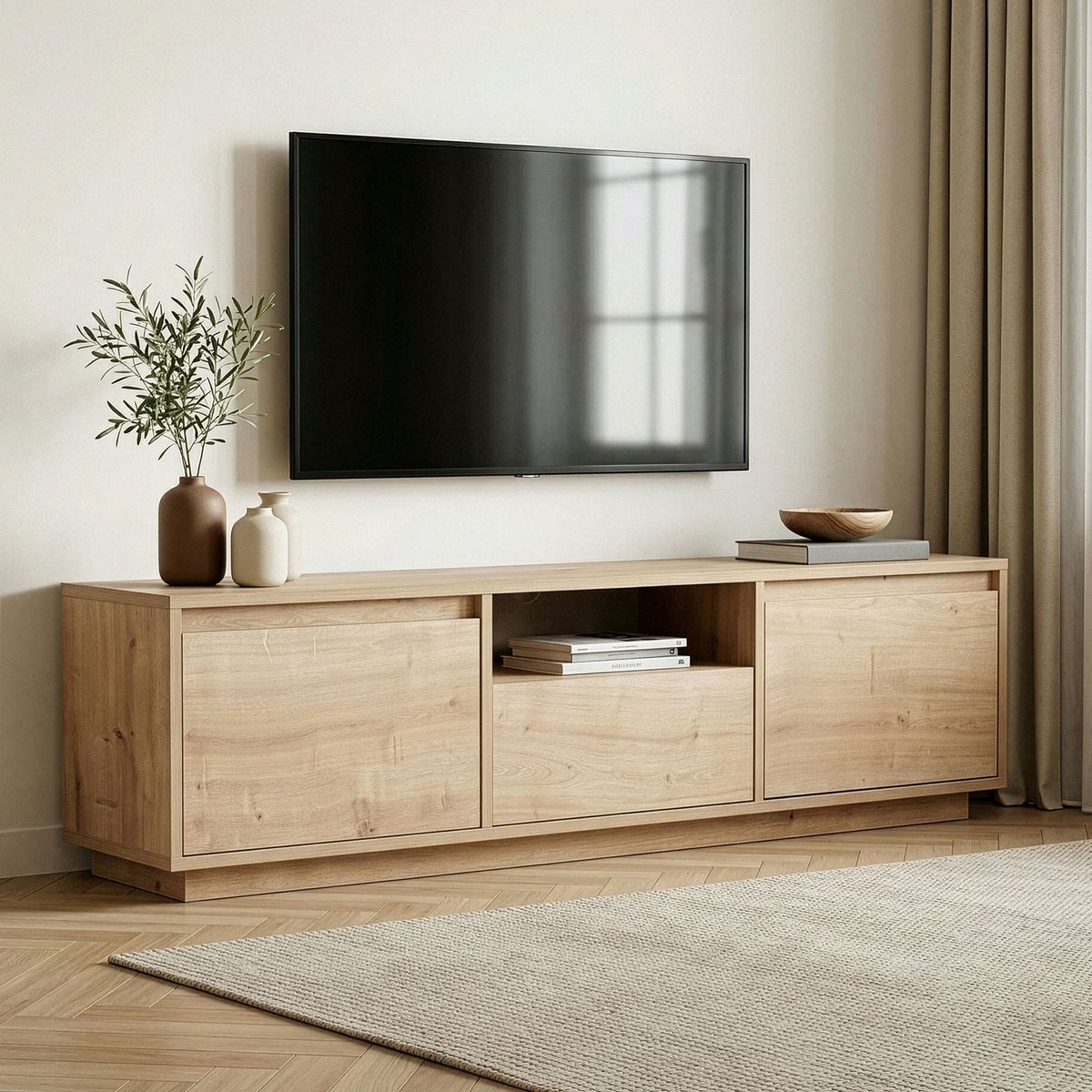Mobile porta TV Sentinel beige