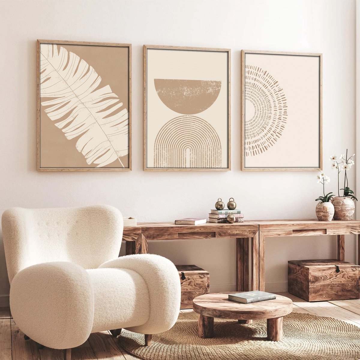 Set 3 quadri decorativi