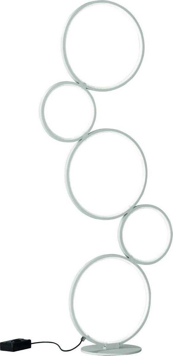 Lampada da terra 5 LED Rondo bianco Trio