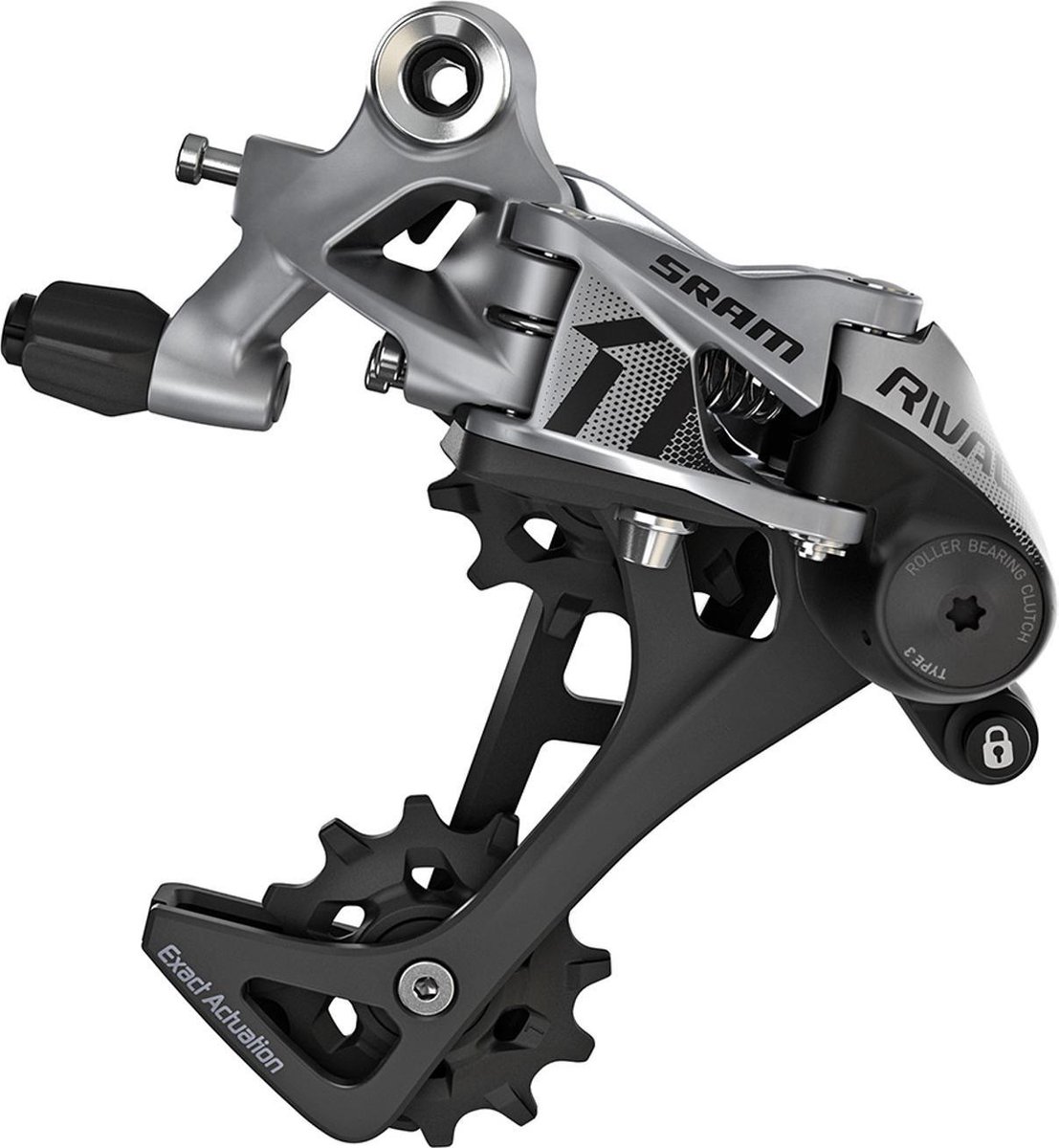 SRAM Schaltwerk Rival 1 Type 3.0 42T 1x11 - präzise Schaltperformance für Road-Einsatz