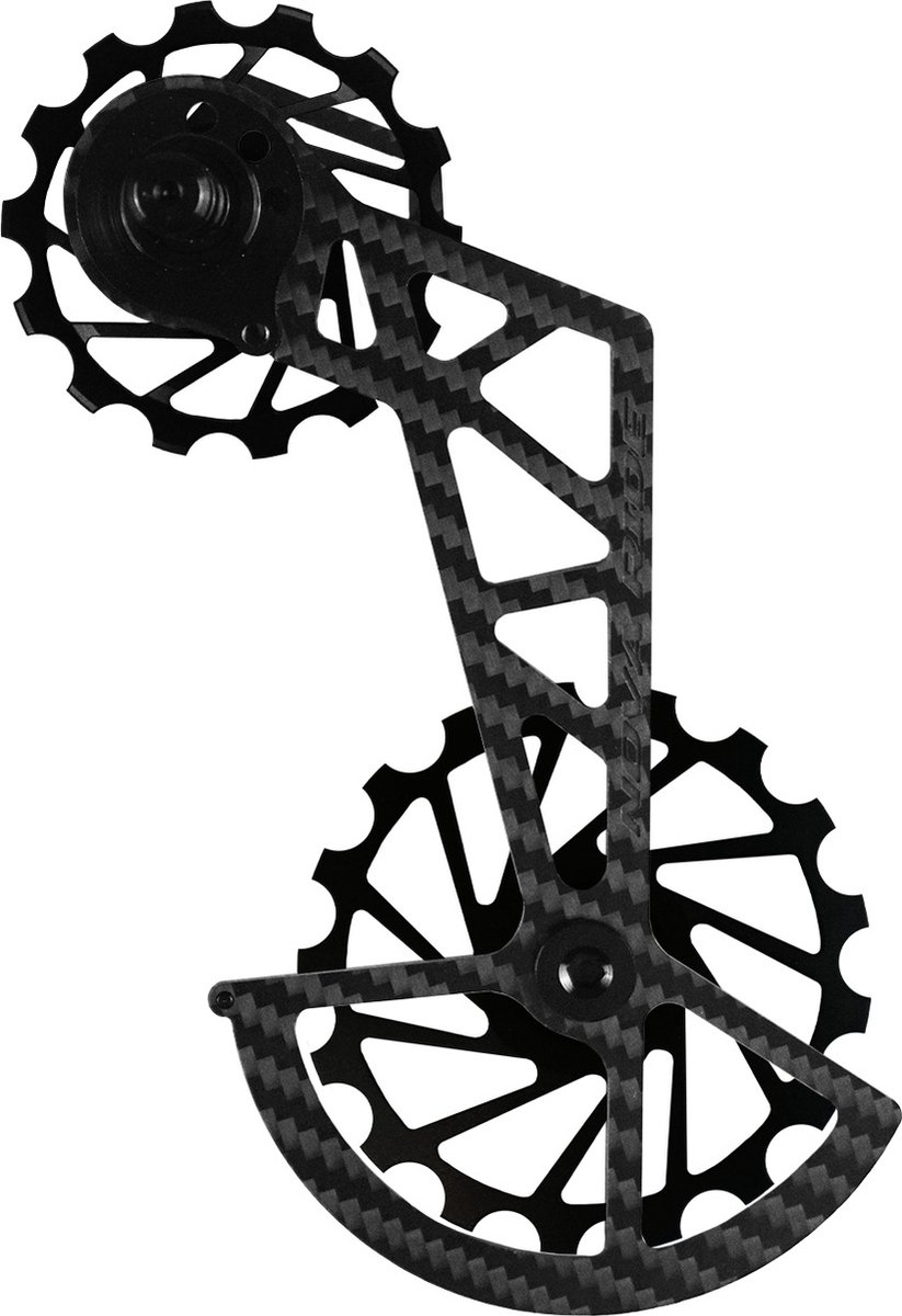 Nova Ride CCD 12s Shimano 105 R7150 Schaltwerk-Käfig Carbon Keramik schwarz - Oversized Performance