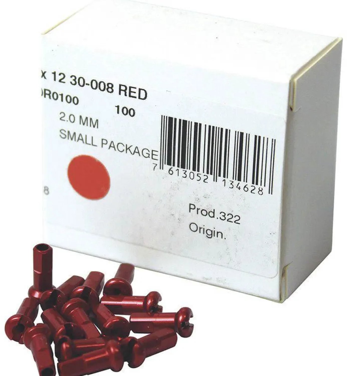 DT Swiss Speichennippel 2.0 Aluminium 12 mm rot - ultraleichte Laufrad-Performance