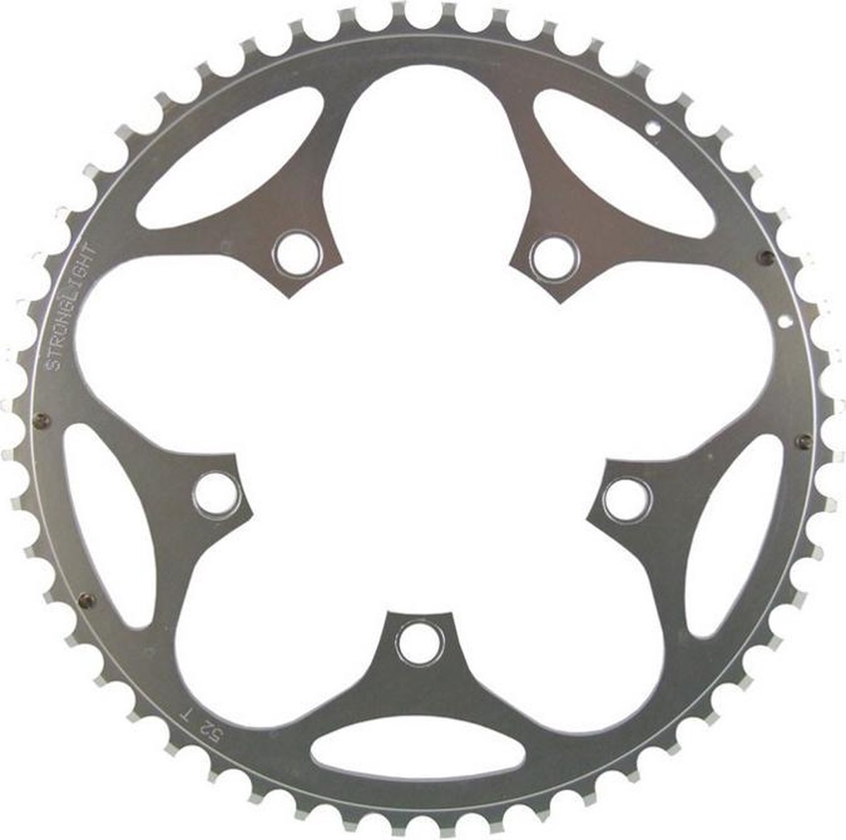 Kettenblatt Stronglight Type 130 S außen 50 Zähne, silber, 9/10-fach Material 7075-T6 Alu