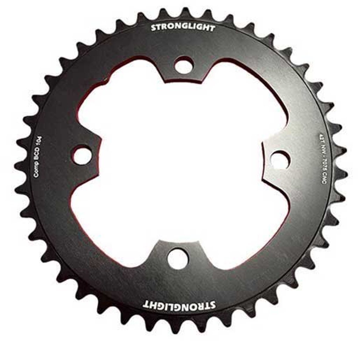 Stronglight Kettenblatt E-Bike BoschGen4 42 Zähne 4Arm Lochkreis 104