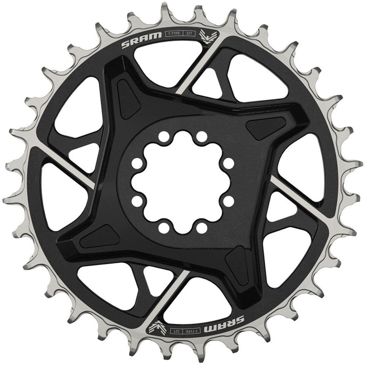 SRAM Kettenblatt T-Type Eagle X0 32T - Effiziente Schaltperformance für moderne Eagle-Antriebe