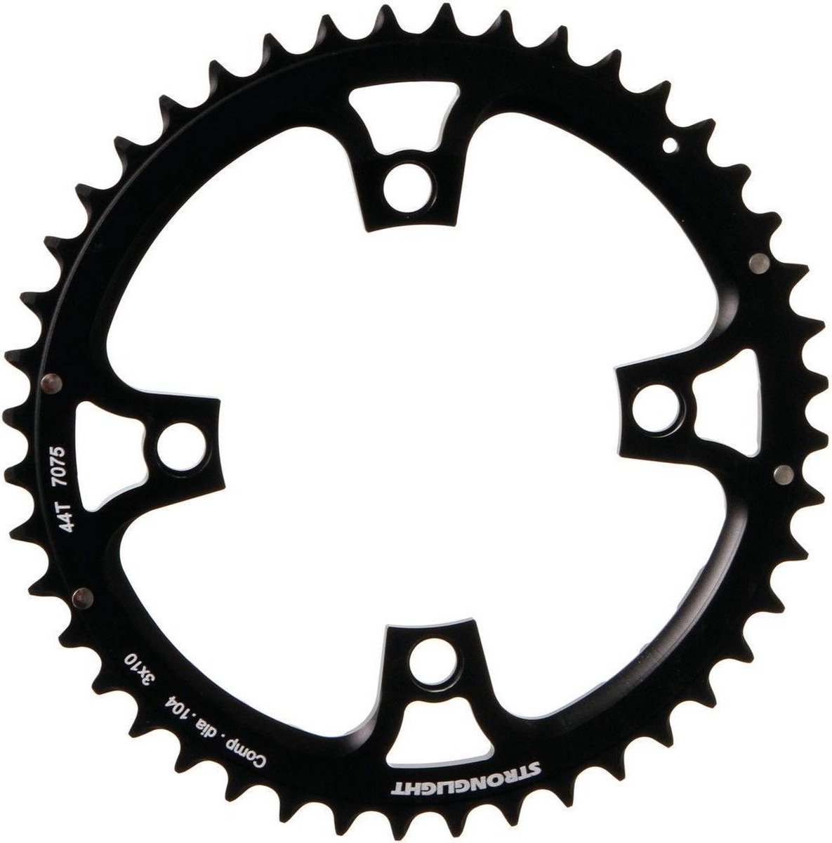 STRONGLIGHT KETTENBLATT CT2 SCHWARZ 4A SRAM/SHIM/STR.104MM 44 Z