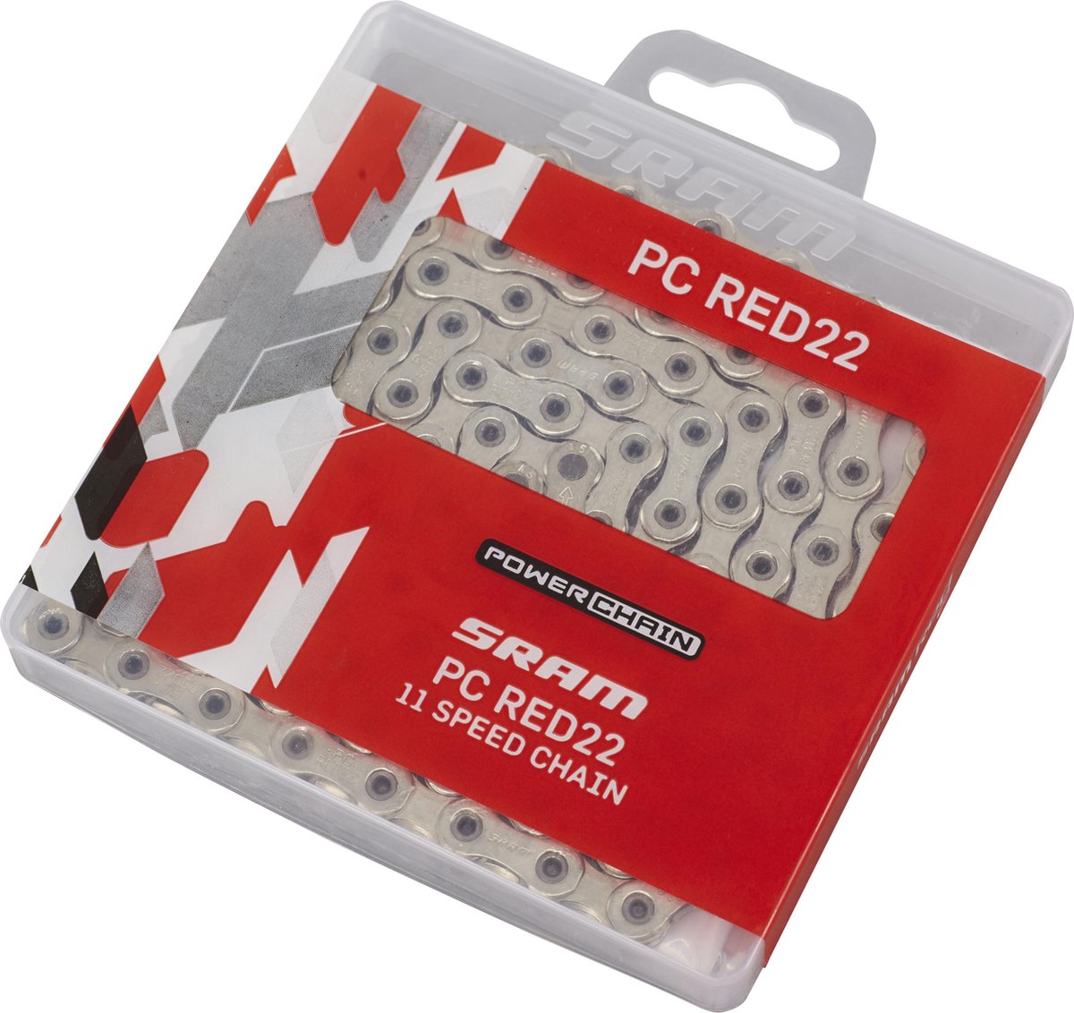 SRAM Kette PC RED 22 11-fach, inkl. PowerLock, 114 Glieder - 11-fach