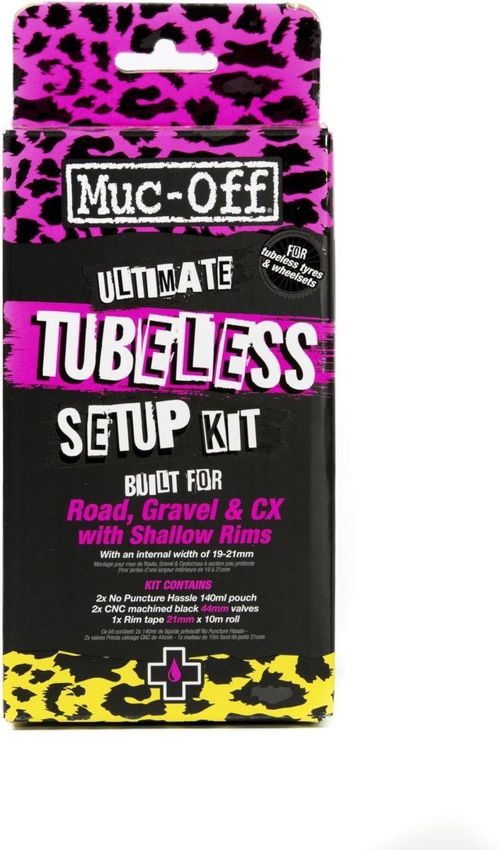 Muc Off UltimateTubeless Kit Road 44mm pink