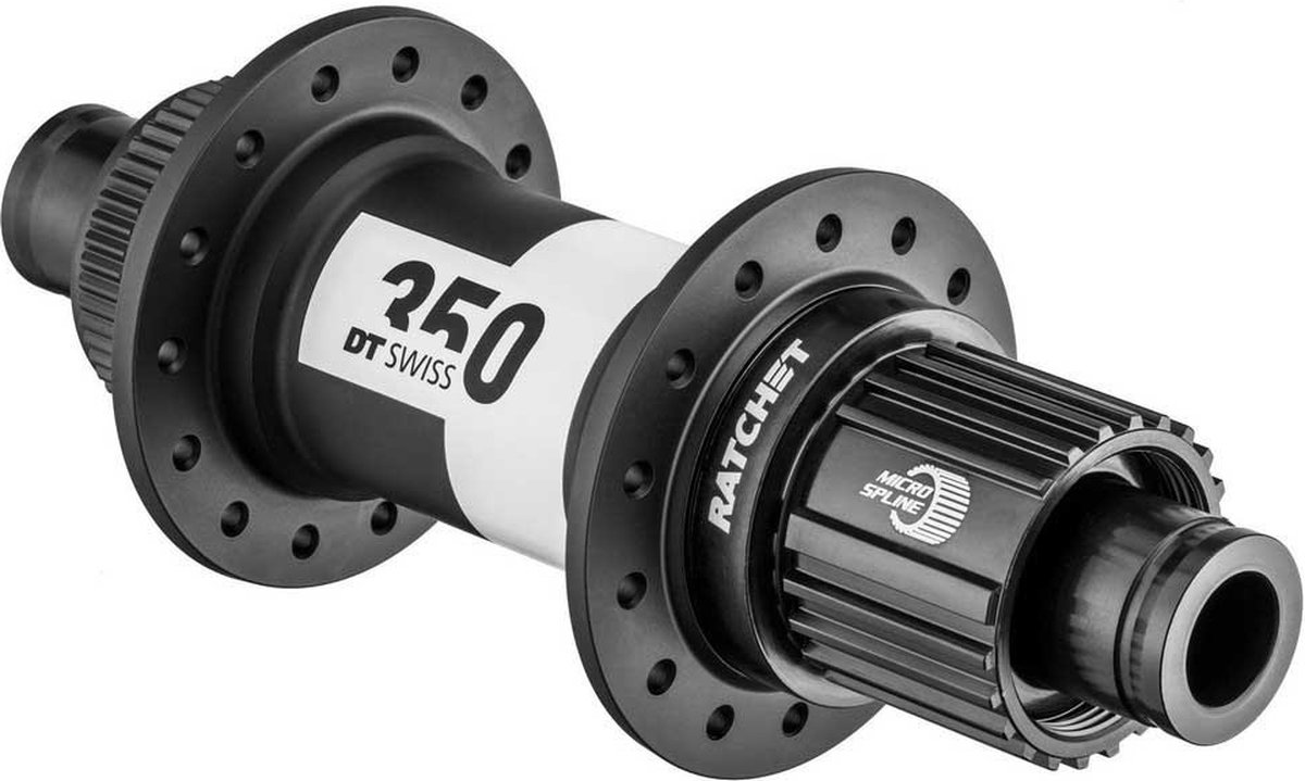 DT Swiss Nabe MTB HR 350 Classic 28 Loch Schwarz - robuste Boost-Nabe mit Ratchet-System