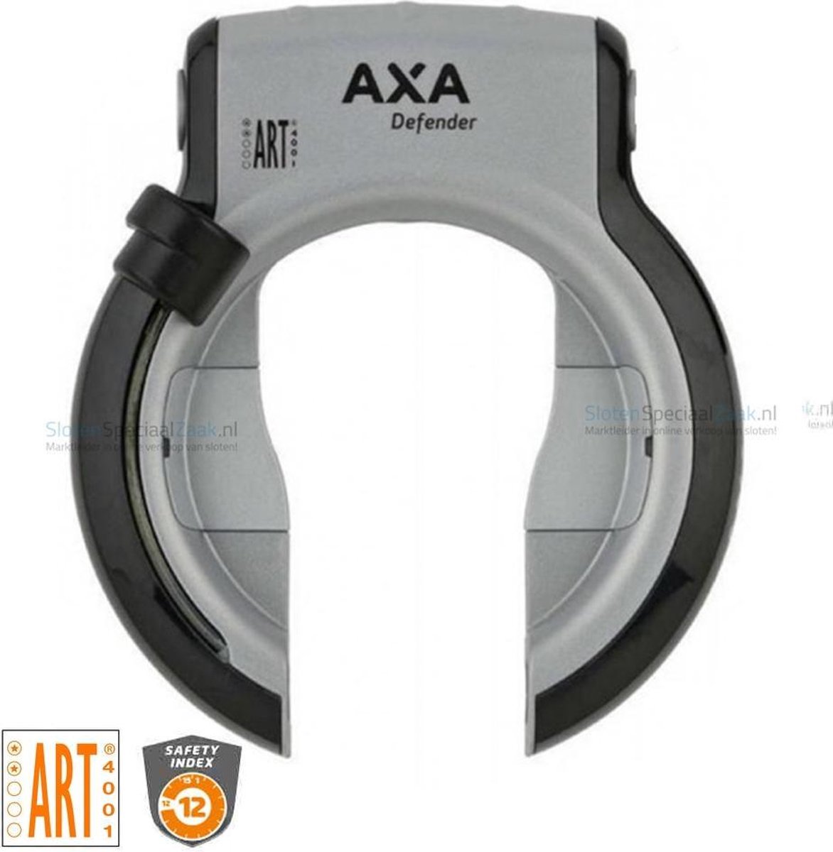 Axa Rahmenschloss Defender RL Rahmen silber/schwarz