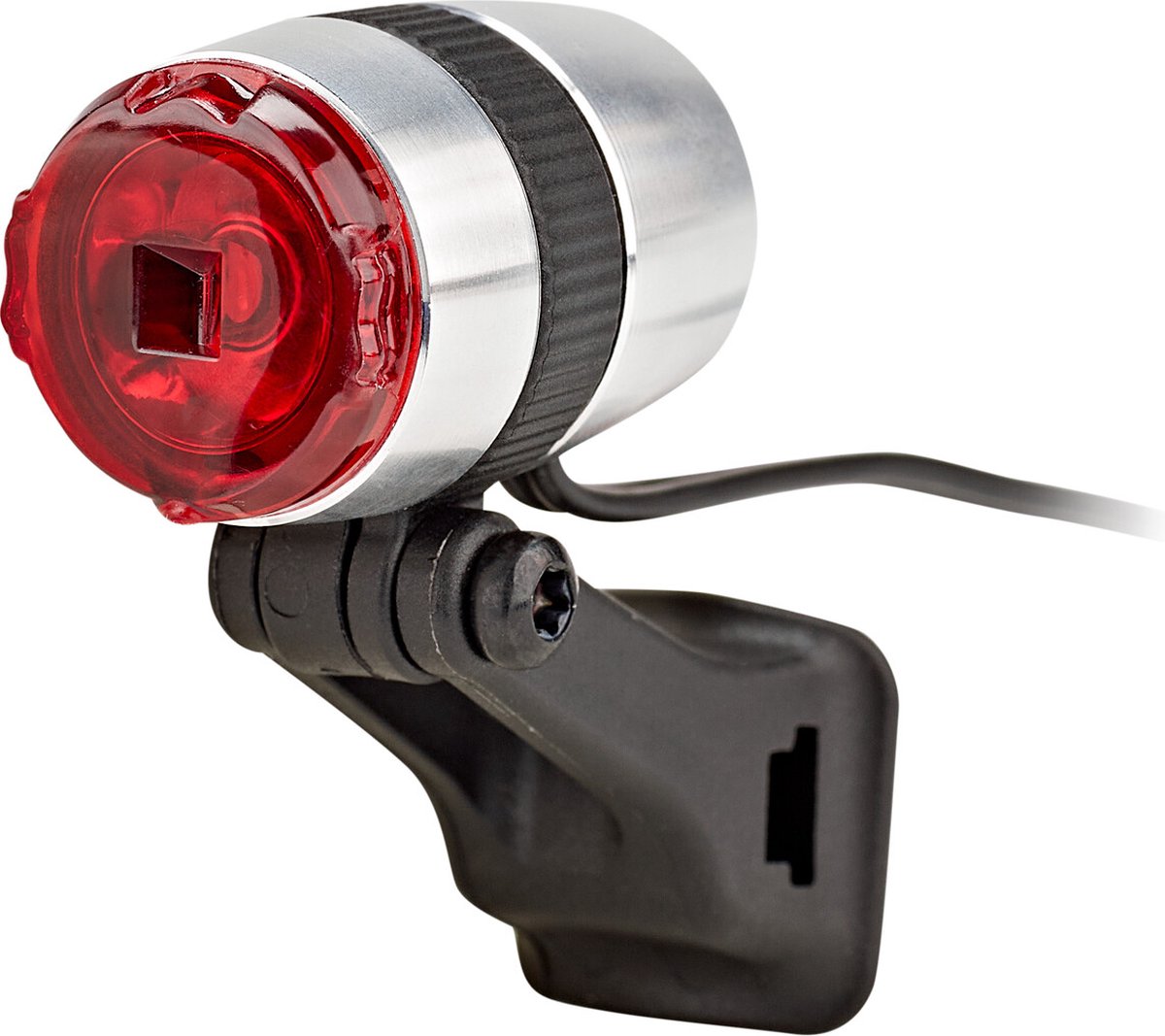 Busch&Müller Dynamo-Rücklicht µ LED silber Standlicht STVZO