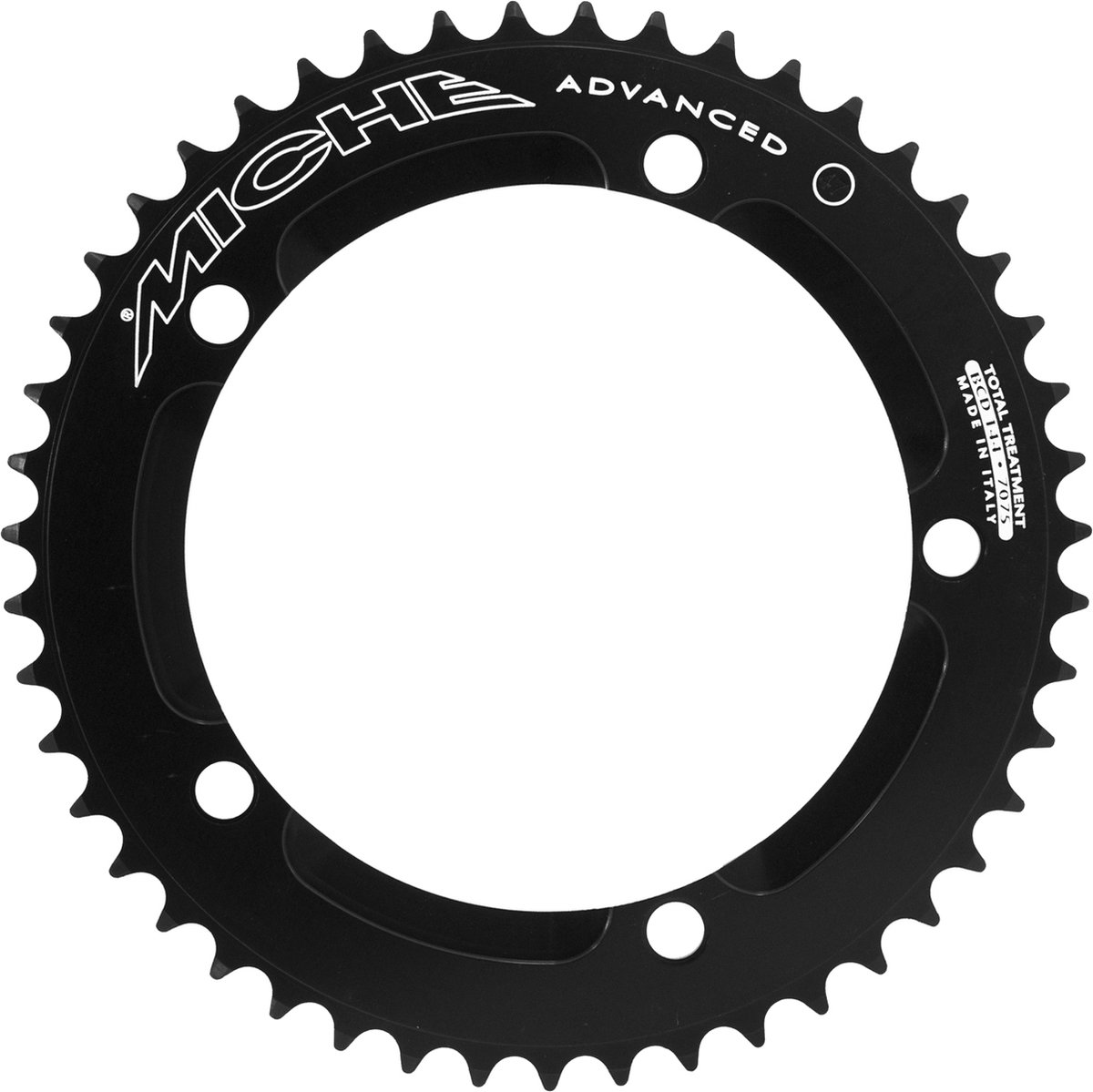 Miche Kettenblatt Pista Advanced BCD 144 51 Zähne schwarz 1/8"