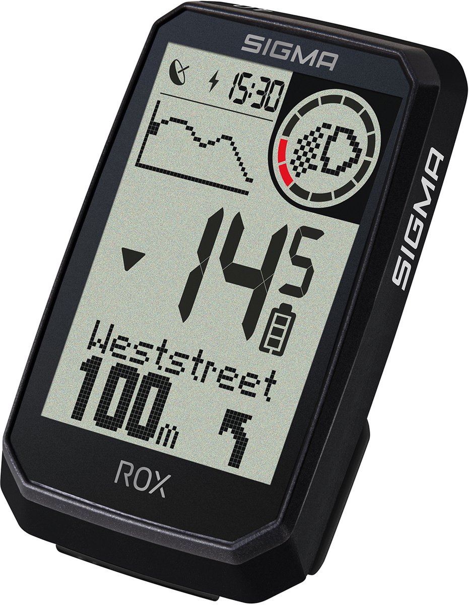 Sigma Computer Akku Sigma ROX 4.0 GPS Fahrradcomputer - Navigation - 41h Akkulaufzeit E-Bike-Ready - FahrradcomputerGPS