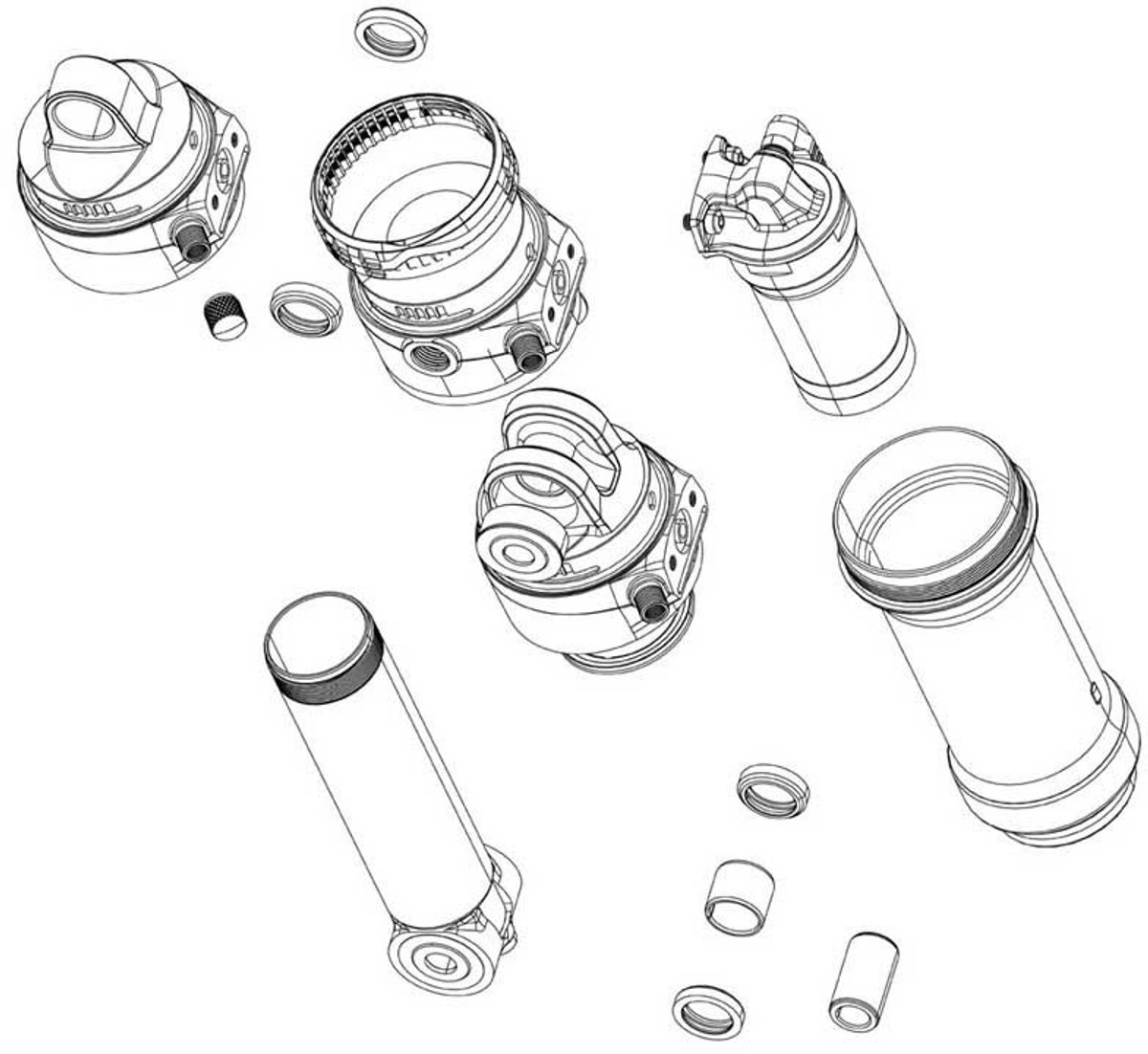 Eyelet/Dämpfer Body Assy RS Trunnion Sidluxe Flight Attendant A2+(2025+)