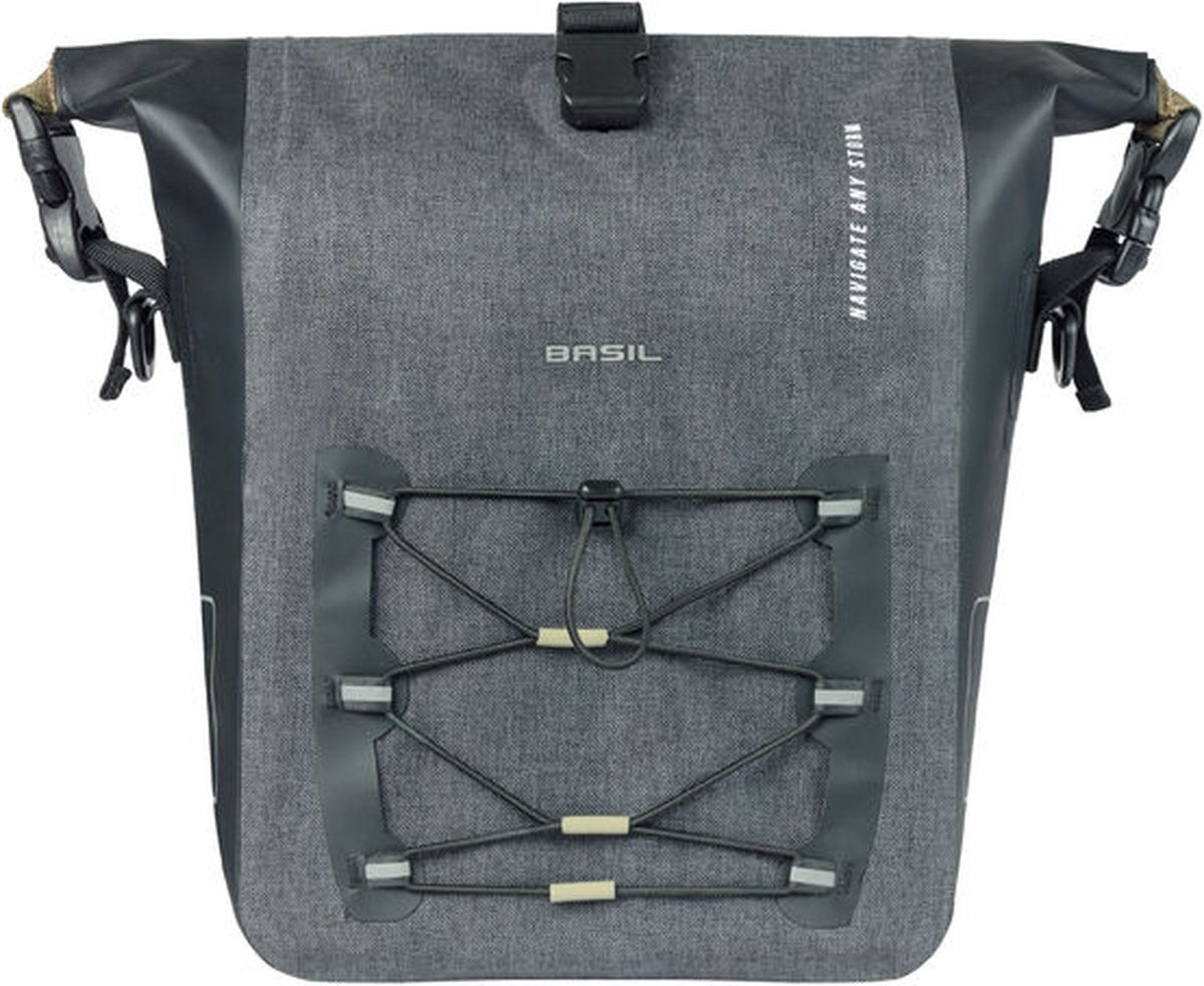 Basil Tasche Navigator Storm MIK Side M schwarz 34x28x19cm 12 bis 15l MIK