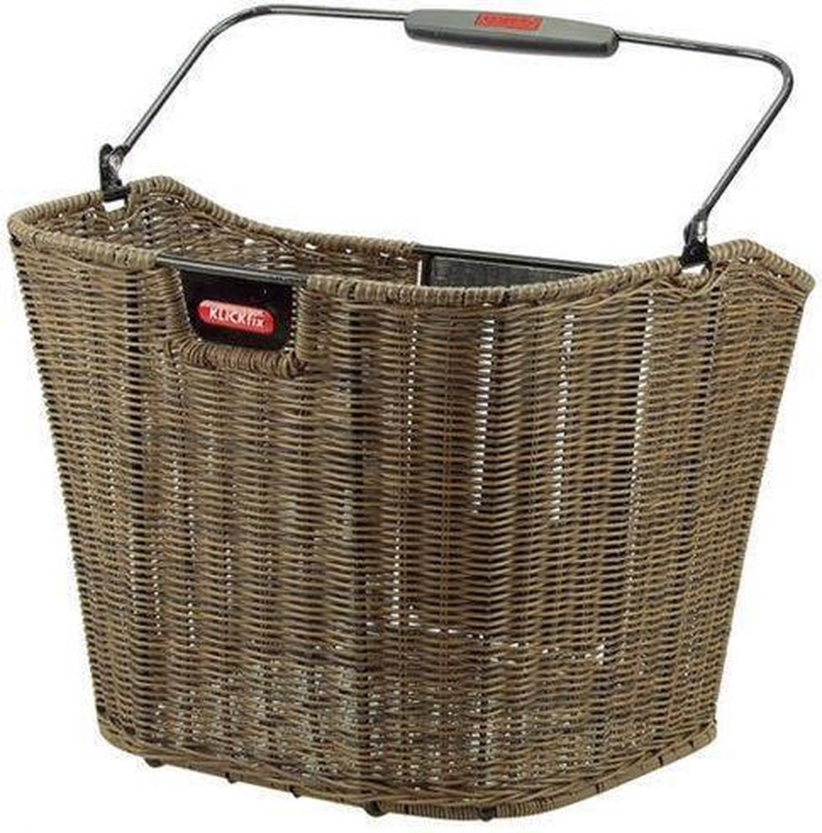 KLICKfix Fahrradkorb Structura braun 28x34x27 cm
