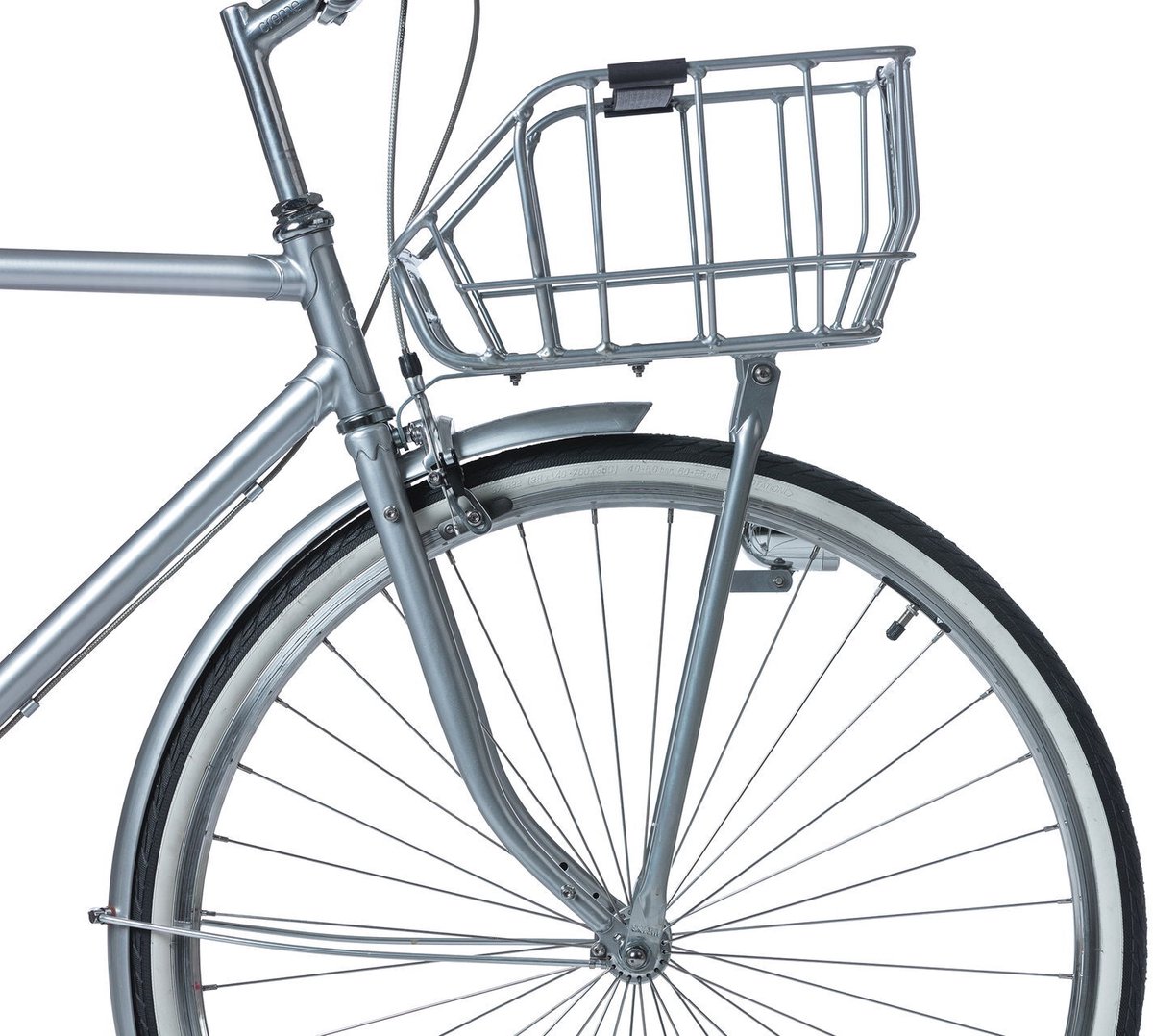 Basil Fahrradkorb Portland chrom 43x36x22 cm