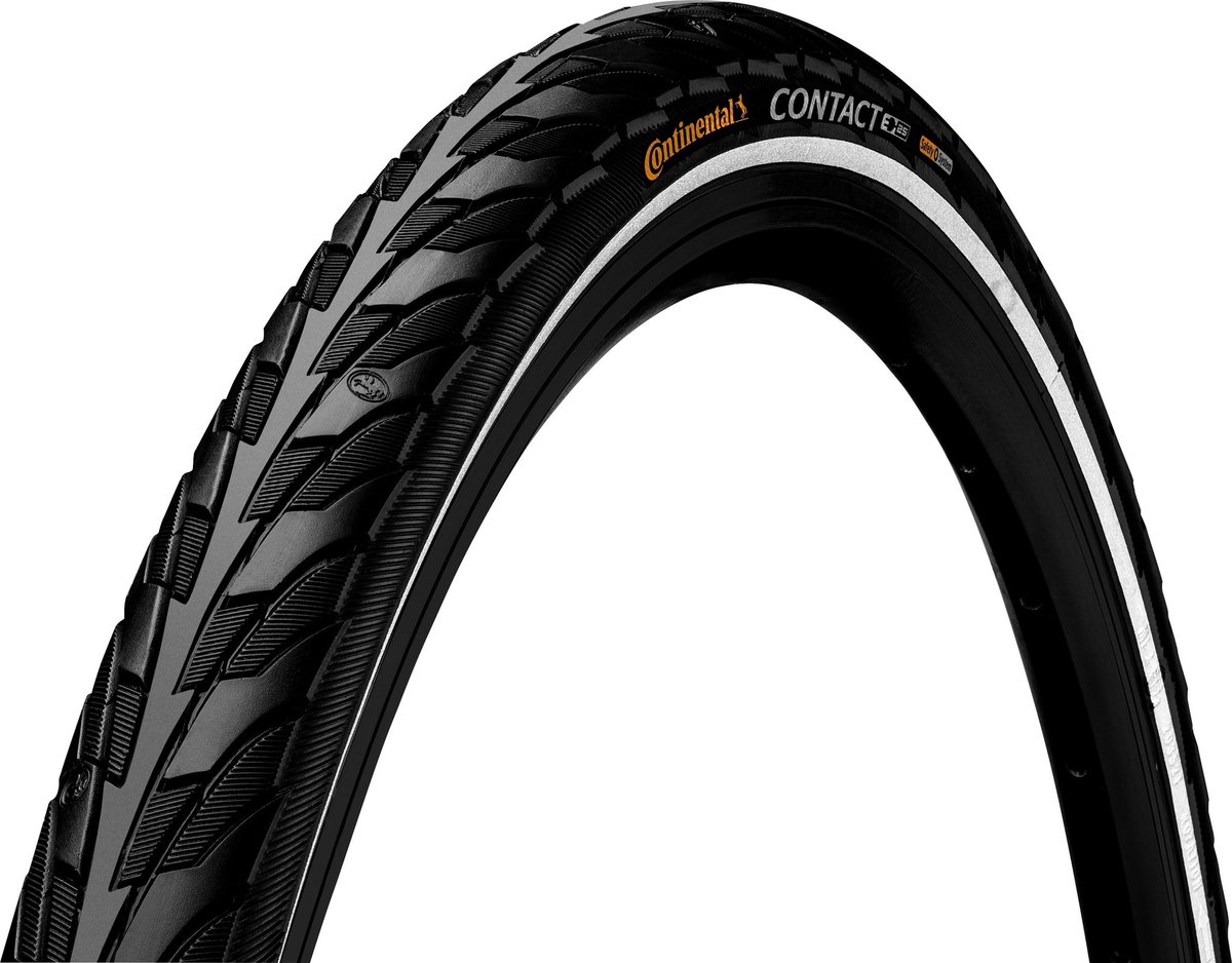 Continental Reifen Conti Contact Reflex 28x1 1/4x1 3/4 Zoll 32-622 schwarz Reflex E-25