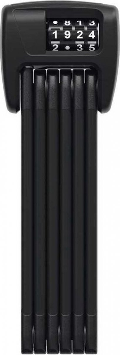 Abus, Schlösser, Faltschlösser, BORDO Combo, 6000C/90 LED BK SH