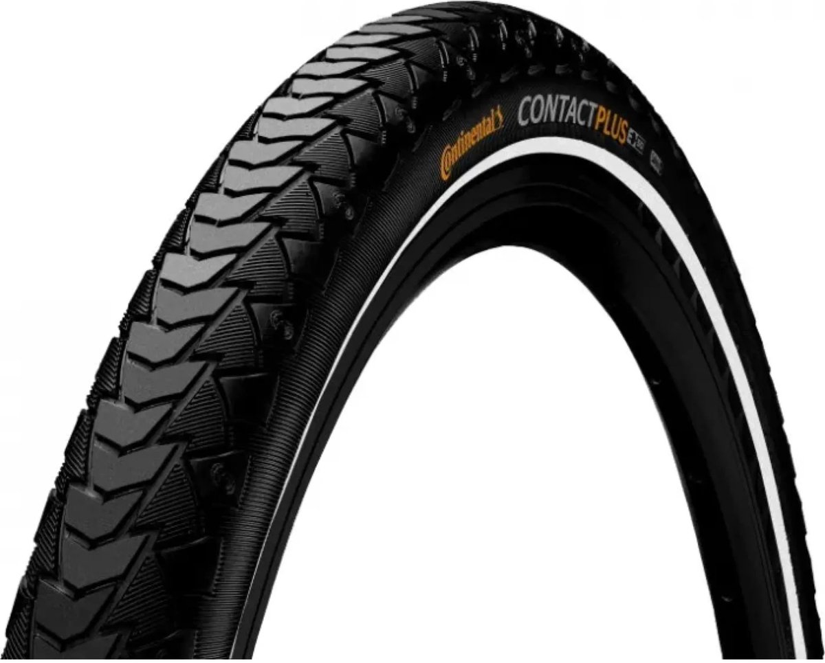 Continental Reifen Contact Plus 28x1.45 Zoll 37-622 schwarz Reflex E-50 Draht