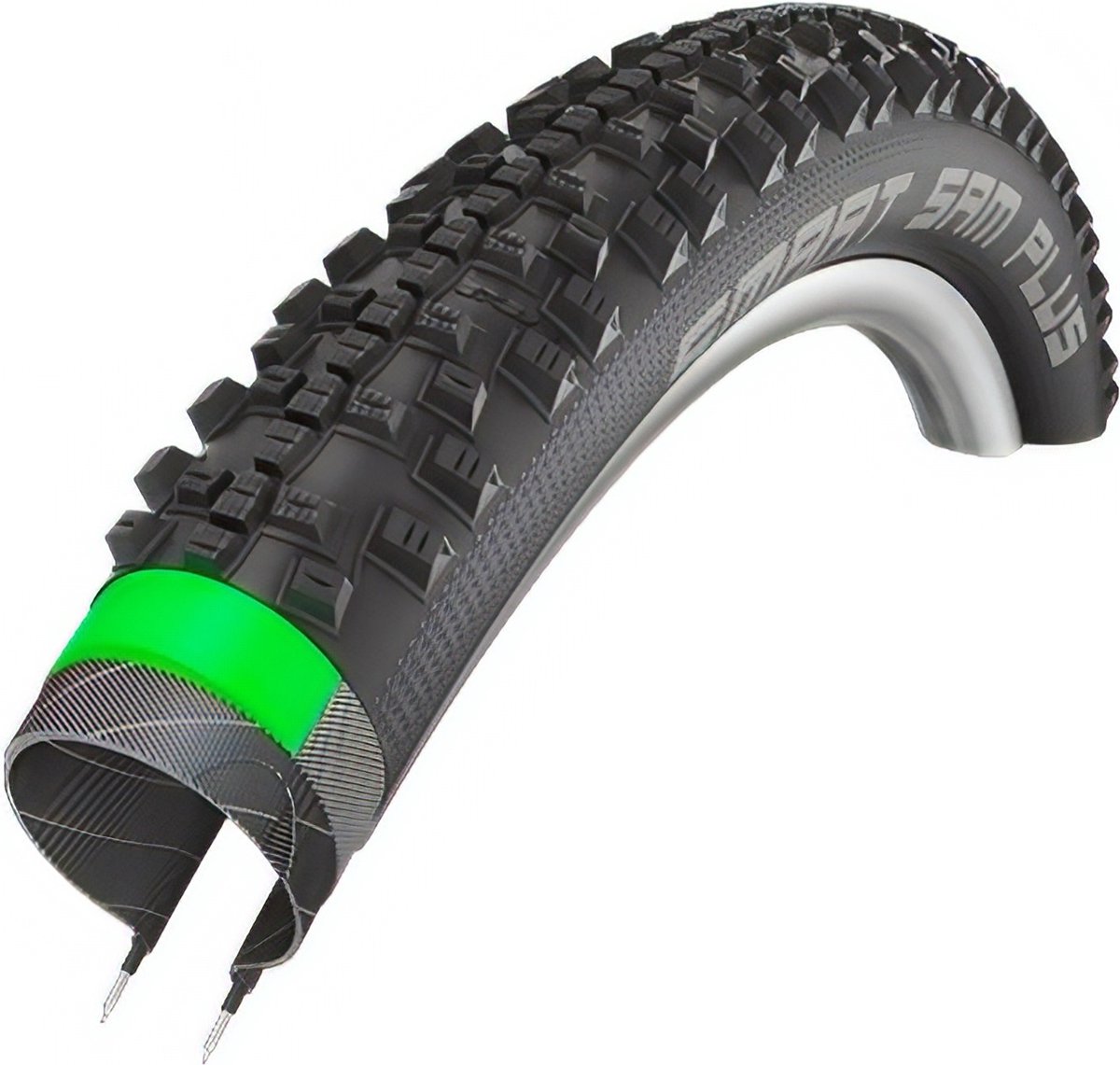Schwalbe Smart Sam PLUS 54-559 (26 x 2,10") - Drahtreifen mit Double Defense Pannenschutz