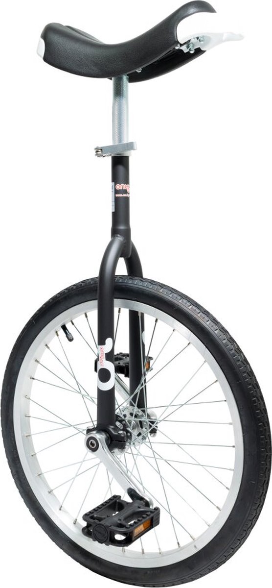 QU-AX Einrad OnlyOne 24" schwarz Alufelge, Reifen schwarz