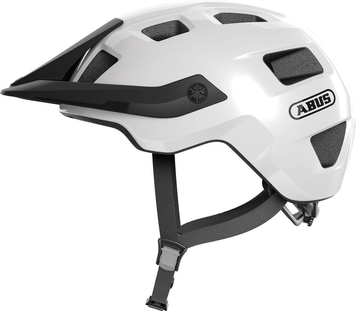 Abus Helm Motrip shiny white L 59 bis 61cm