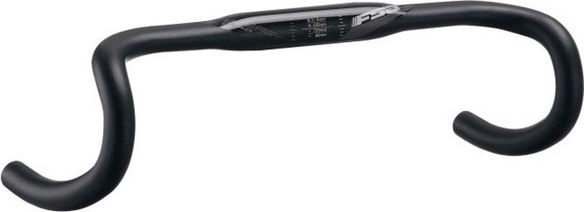FSA Energy Compact ACR Lenker 31,8 x 420 mm Schwarz - Ergonomischer Rennradlenker