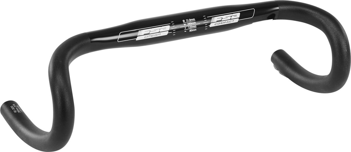 Fsa Lenker Omega Compact Ø 31,8 Mm 440 Mm 4° Schwarz