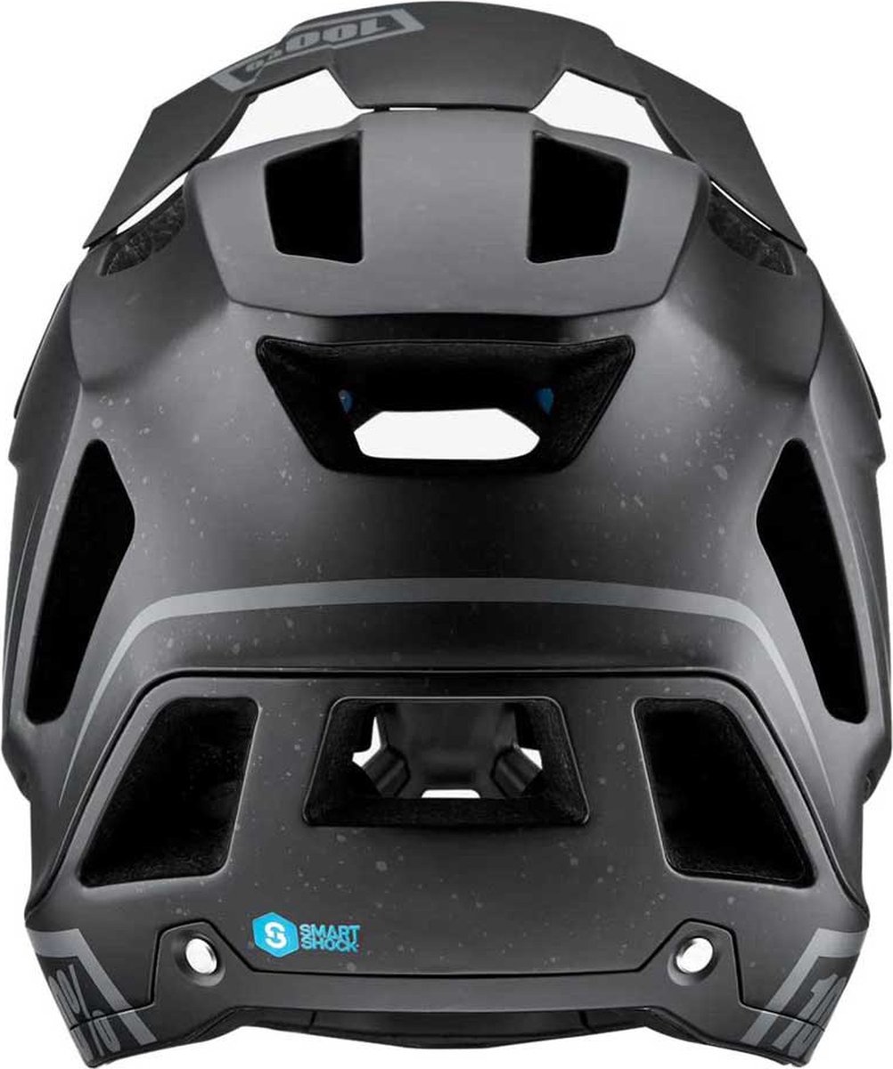 100% Trajecta helmet w/Fidlock L black - leichter Fullface-Helm mit maximalem Schutz