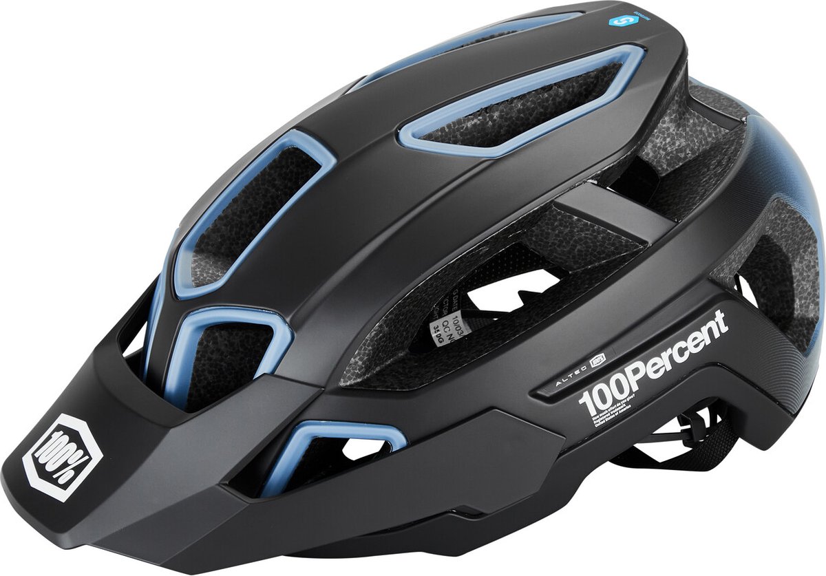 100% Altec helmet w/Fidlock L/XL Navy Fade - leichter, sicherer All-Mountain-Helm