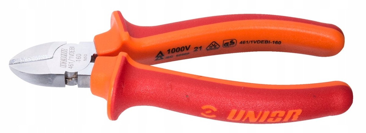 Unior Diagonal-Seitenschneider 461-1VDEBI 22mm rot - VDE isoliert - Unbekannt