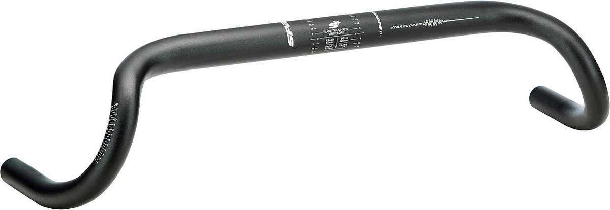Spank Flare 25 Vibrocore Drop Bar black 520
