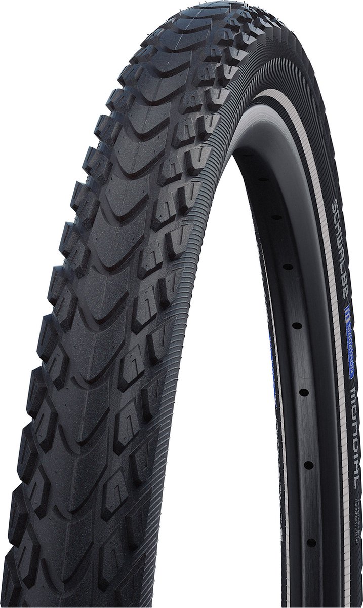Schwalbe Marathon Mondial Drahtreifen 42-622 Schwarz/Reflex - reisetauglicher Pannenschutz