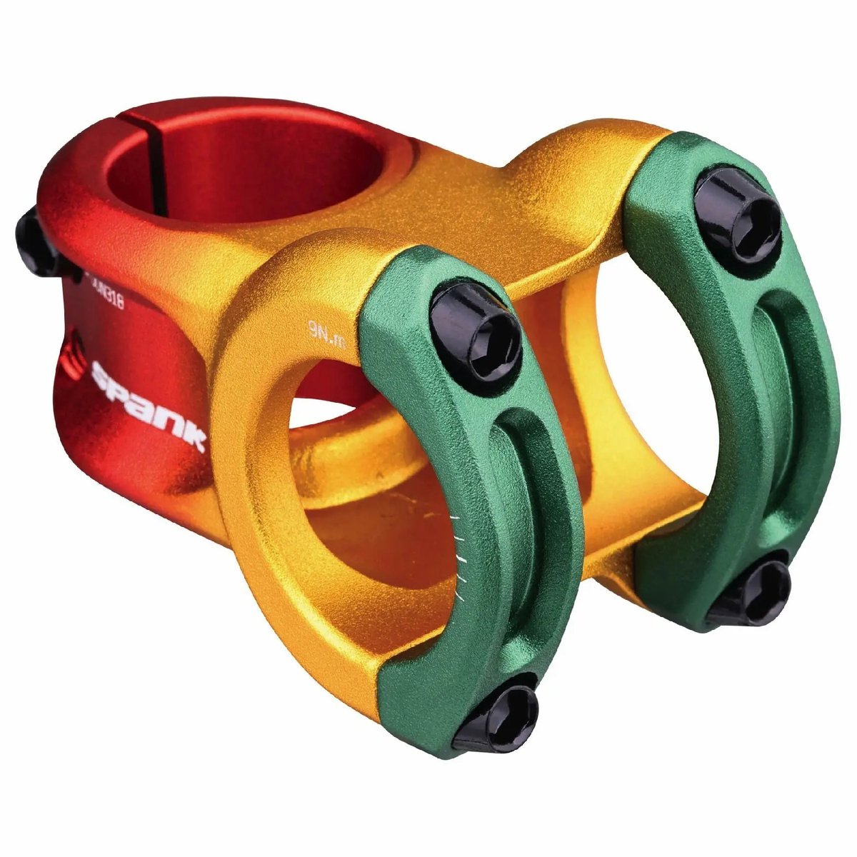 Spank Spoon 318 Vorbau, 31,8mm, Rasta Edition, Rasta, 33