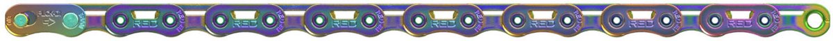 SRAM Kette PC RED AXS E1 126 rainbow - ultra leichte und haltbare 12-fach Rennradkette