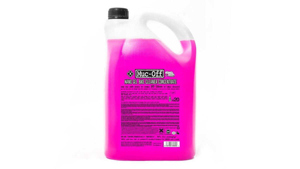 Muc Off Bike Cleaner Concentrate Nano Gel 5 Liter pink