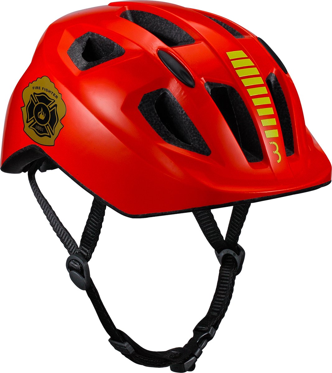 BBB Cycling BBB Helm Hero S (46-52cm) S Feuerwehrmann - sicherer Kinderfahrradhelm