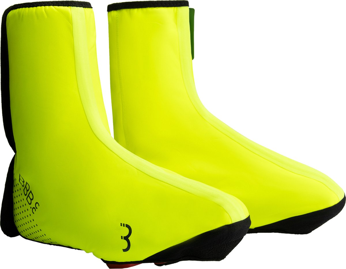 BBB Cycling MultiFlex HV Überschuhe Größe 39 neon - flexibler Regen- und Spritzwasserschutz